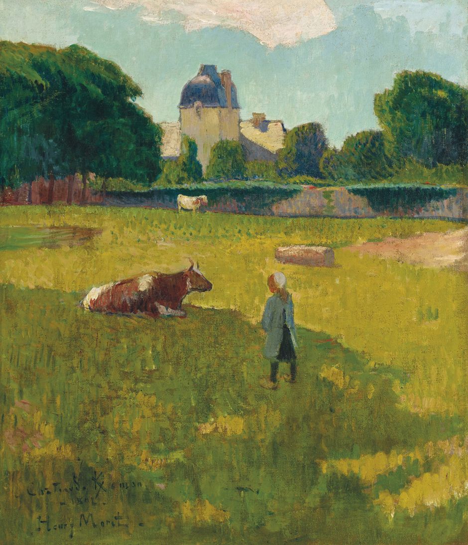 Henry Moret (1856-1913) - "Le Château de Keroman, Lorient", 1892 - Huile sur toile, 55 x 46 cm - Laurice Fine Art, Paris, France (See the caption hereafter)