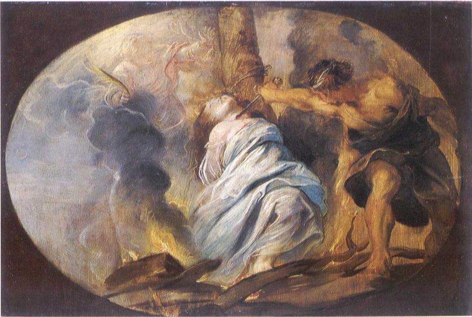 Paul Rubens_Le Martyre de sainte Lucie (Voir légende ci-après)