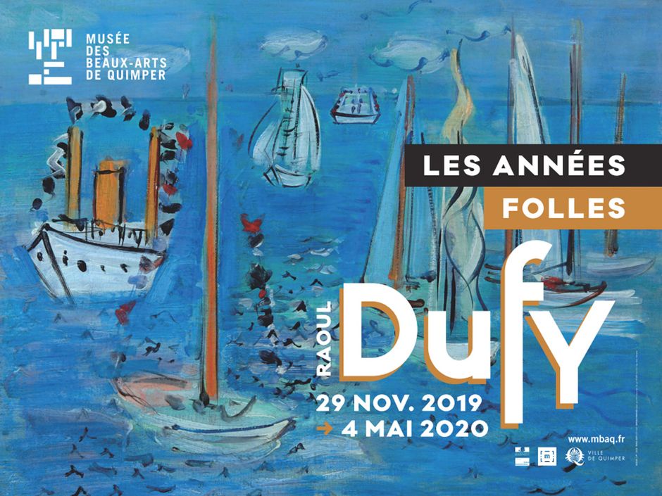 Affiche de l'exposition "Raoul Dufy, les Années folles" © ADAGP Paris, 2019 (Voir légende ci-après)