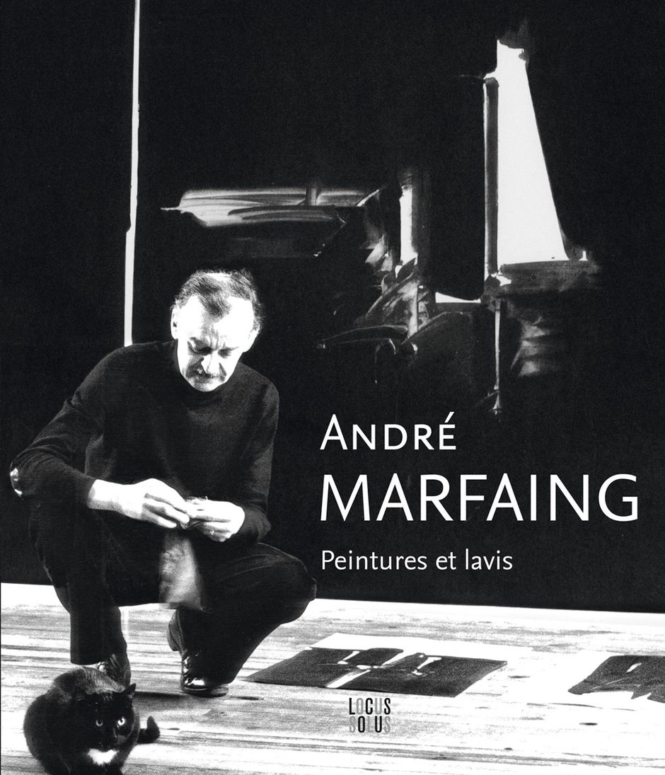 Couverture du catalogue de l'exposition consacrée à André Marfaing (Voir légende ci-après)