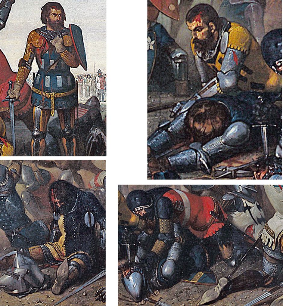 Octave Penguilly L'Haridon (1811-1870) - Le Combat des Trente, 1857, huile sur toile, 145 x 268 cm © musée des beaux-arts de Quimper (Voir légende ci-après)