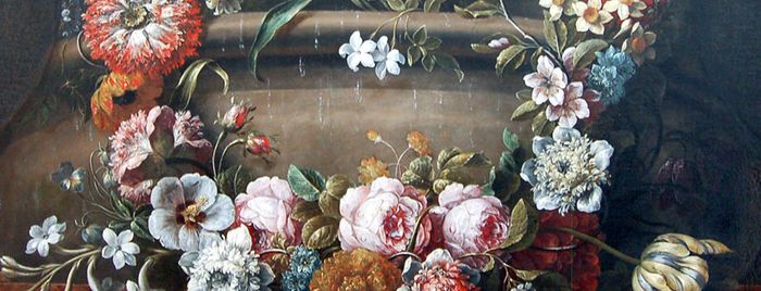 Gaspard Pieter Verbruggen II (1664-1730) – « Une guirlande de fleurs », vers 1700 - Huile sur toile, 82.5 x 95 cm - Musée des beaux-arts de Quimper © Musée des beaux-arts de Quimper 