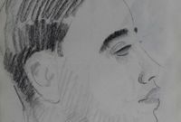 Pierre de Belay (1890-1947) - "Les Écrivains célèbres : Celso Lagar", 1933 - Dessin au crayon noir sur papier vélin, 27 x 21 cm - musée des beaux-arts de Quimper © musée des beaux-arts de Quimper