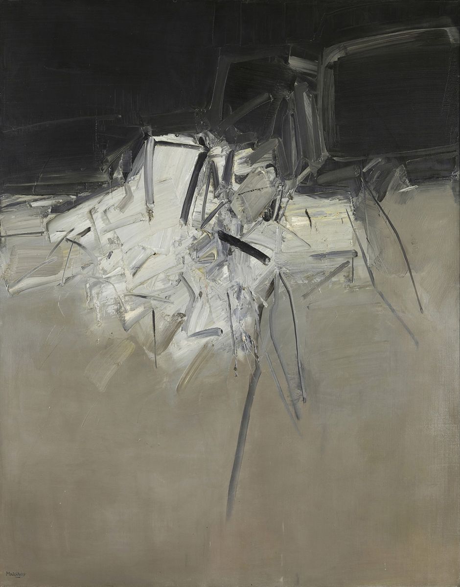 André Marfaing (1925-1987) - Sans titre, 1961 - Huile sur toile, 146 x 114 cm - Collection particulière (See the caption hereafter)