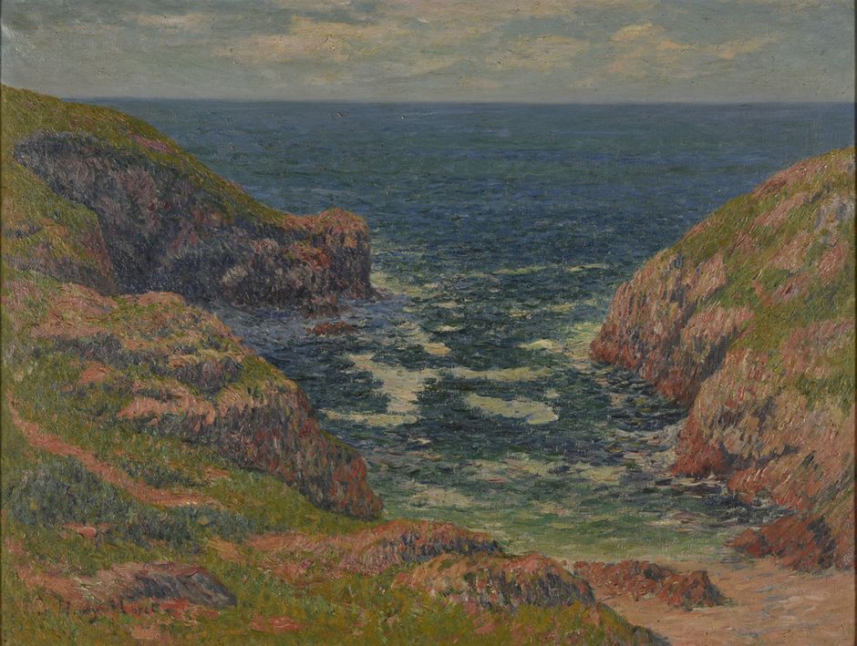 Henry Moret (1856-1913) - Port Lamatte, 1899 - huile sur toile - Reims, Musée des Beaux-Arts © Photo : C. Devleeschauwer (Voir légende ci-après)