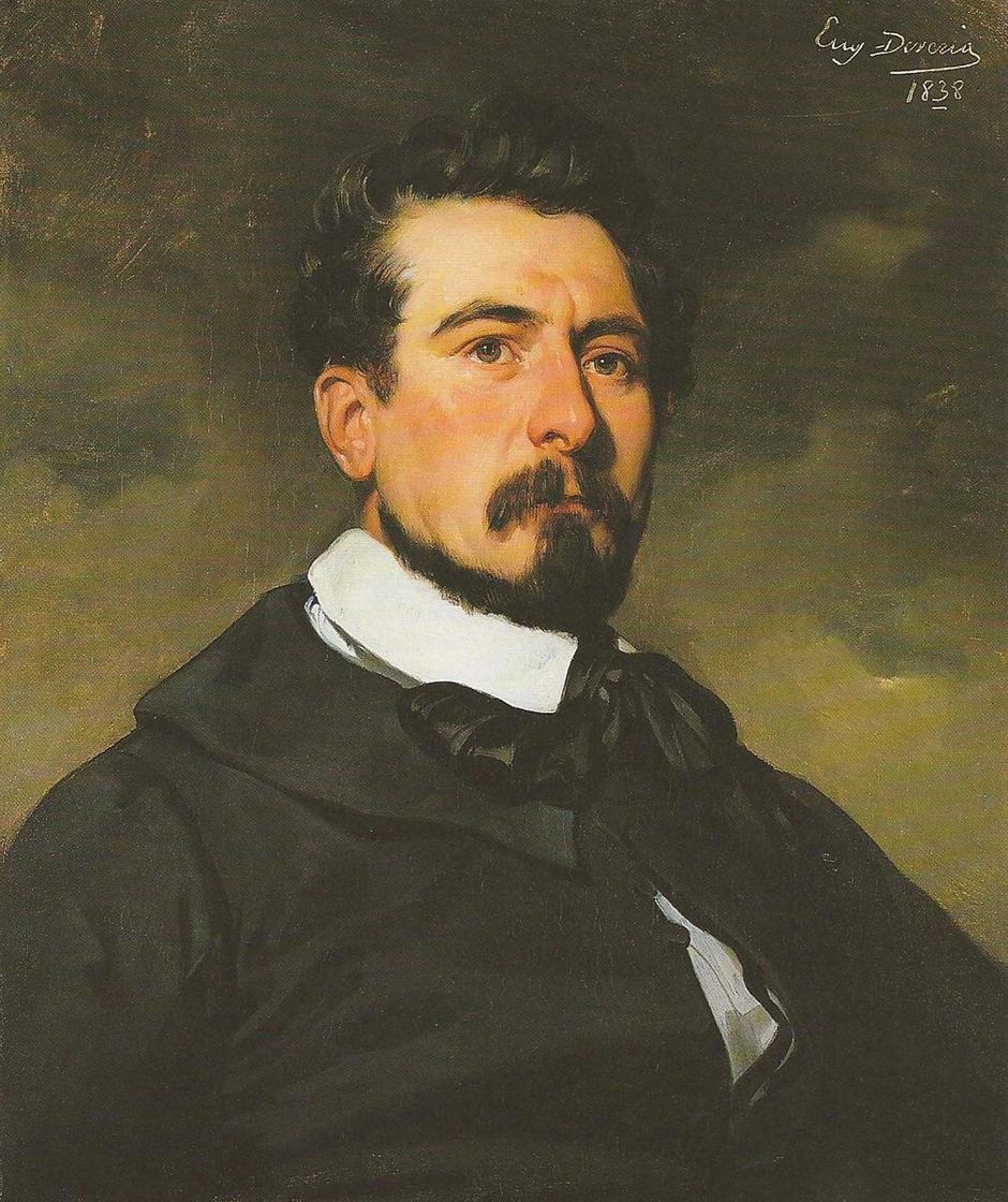 Eugène Devéria Portrait de Léonce Reynaud (Voir légende ci-après)
