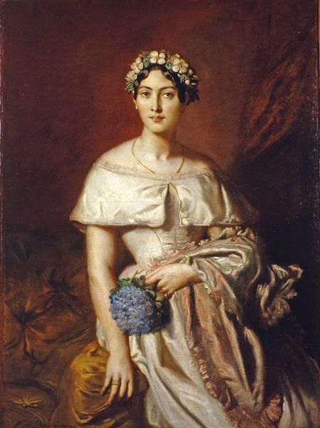 Théodore Chassériau (1819-1856) - Portrait de mademoiselle de Cabarrus, 1848- Huile sur toile, 134,5 x 98 cm - Musée des beaux-arts de Quimper © Musée des beaux-arts de Quimper