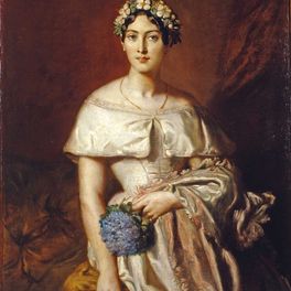 Théodore Chassériau (1819-1856) - Portrait de mademoiselle de Cabarrus, 1848- Huile sur toile, 134,5 x 98 cm - Musée des beaux-arts de Quimper © Musée des beaux-arts de Quimper