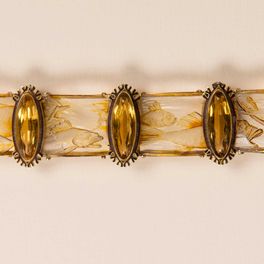 René Lalique-Bracelet Topazes et Poissons