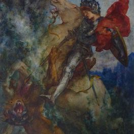 Henri Courselles-Dumont Saint Georges terrassant le dragon