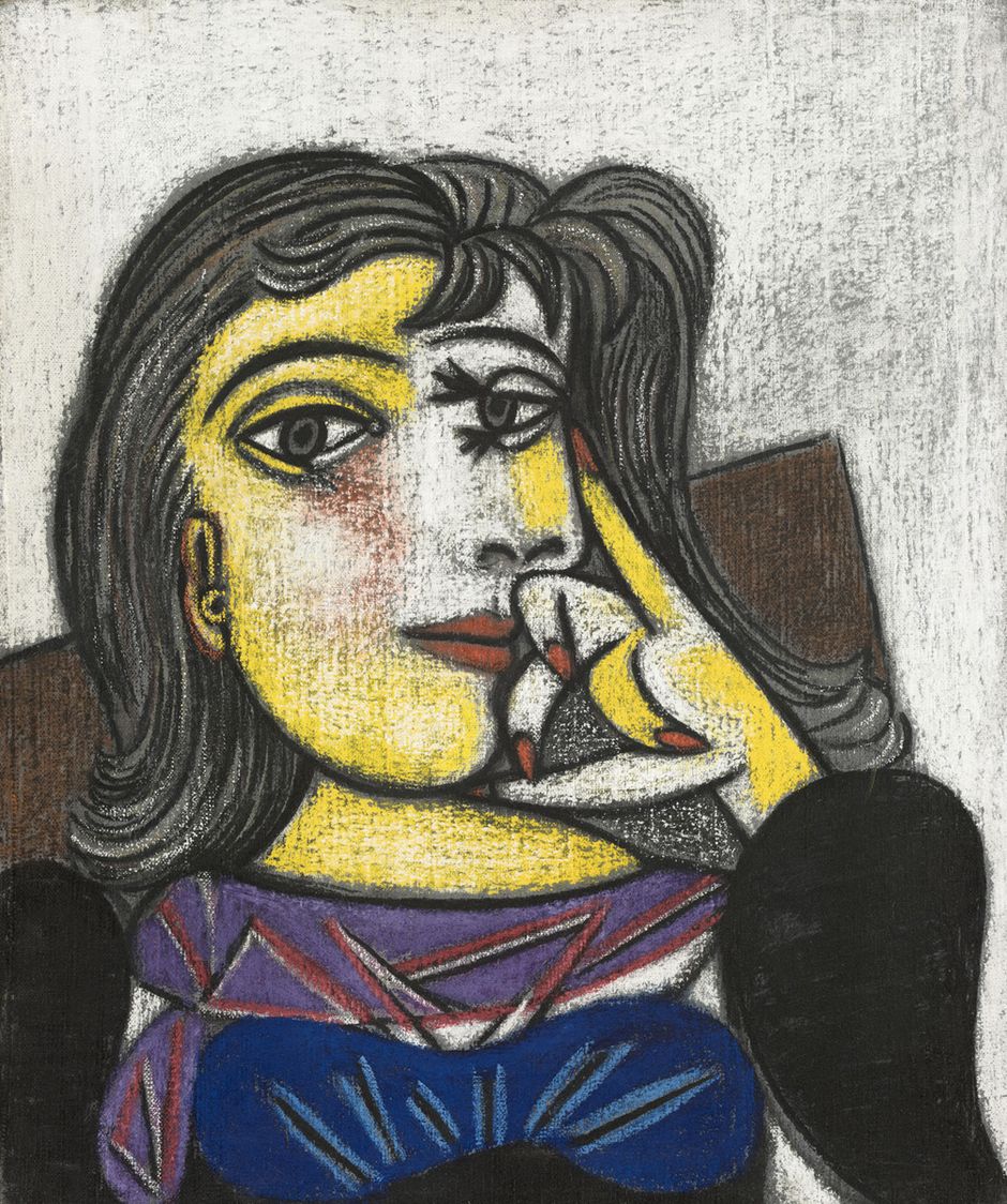 Pablo Picasso, Portrait de Dora Maar (Voir légende ci-dessous)