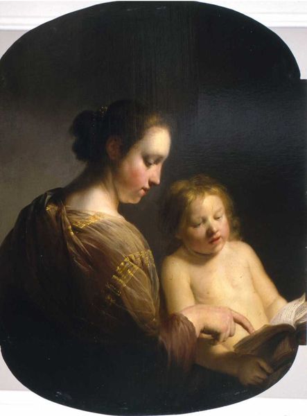 Pieter Fransz De Grebber La Vierge enseignant à lire à l'Enfant Jésus