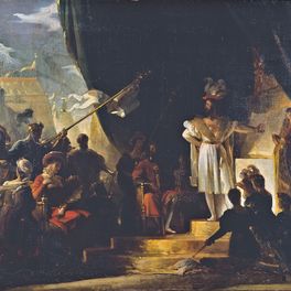 Alexandre Evariste Fragonard François 1er armé chevalier par Bayard