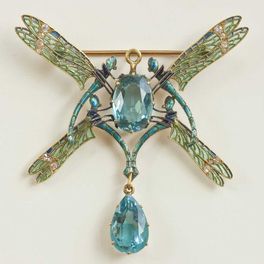 René Lalique-Broche aux quatre libellules