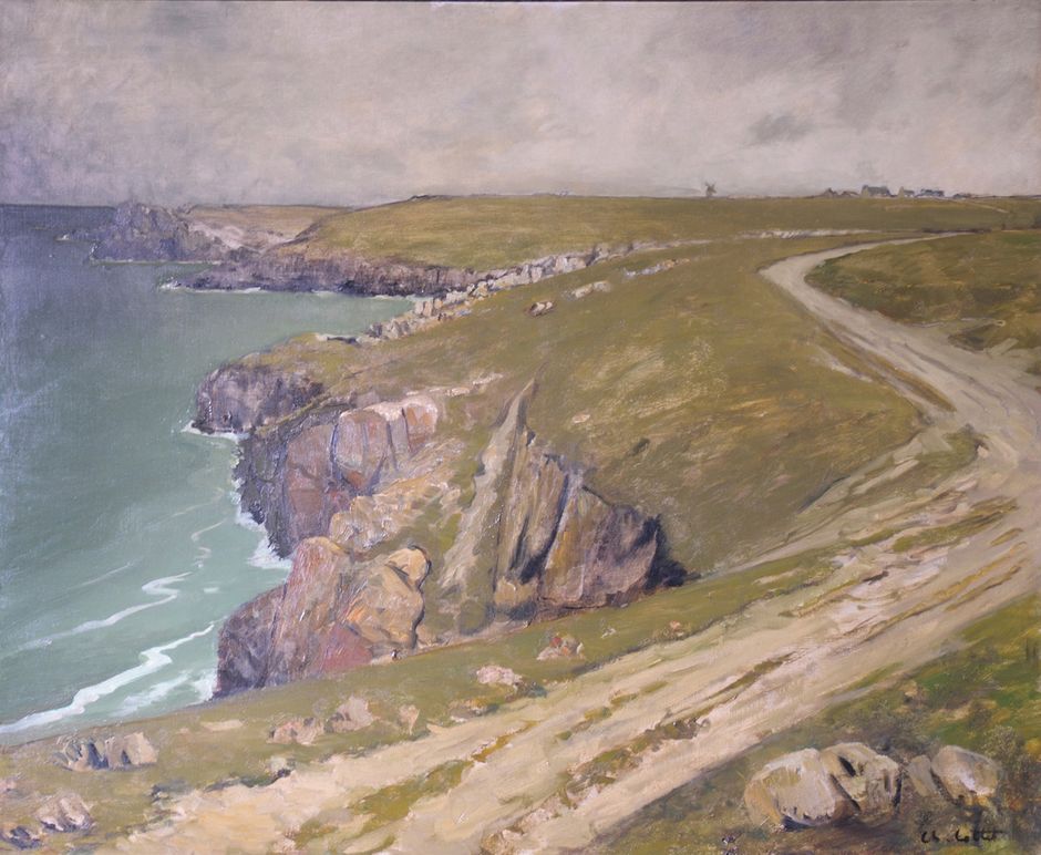Charles Cottet (1863-1925) - La côte près du Cap de la Chèvre, 1903 - huile sur toile - Reims, Musée des Beaux-Arts © Photo : C. Devleeschauwer (Voir légende ci-après)