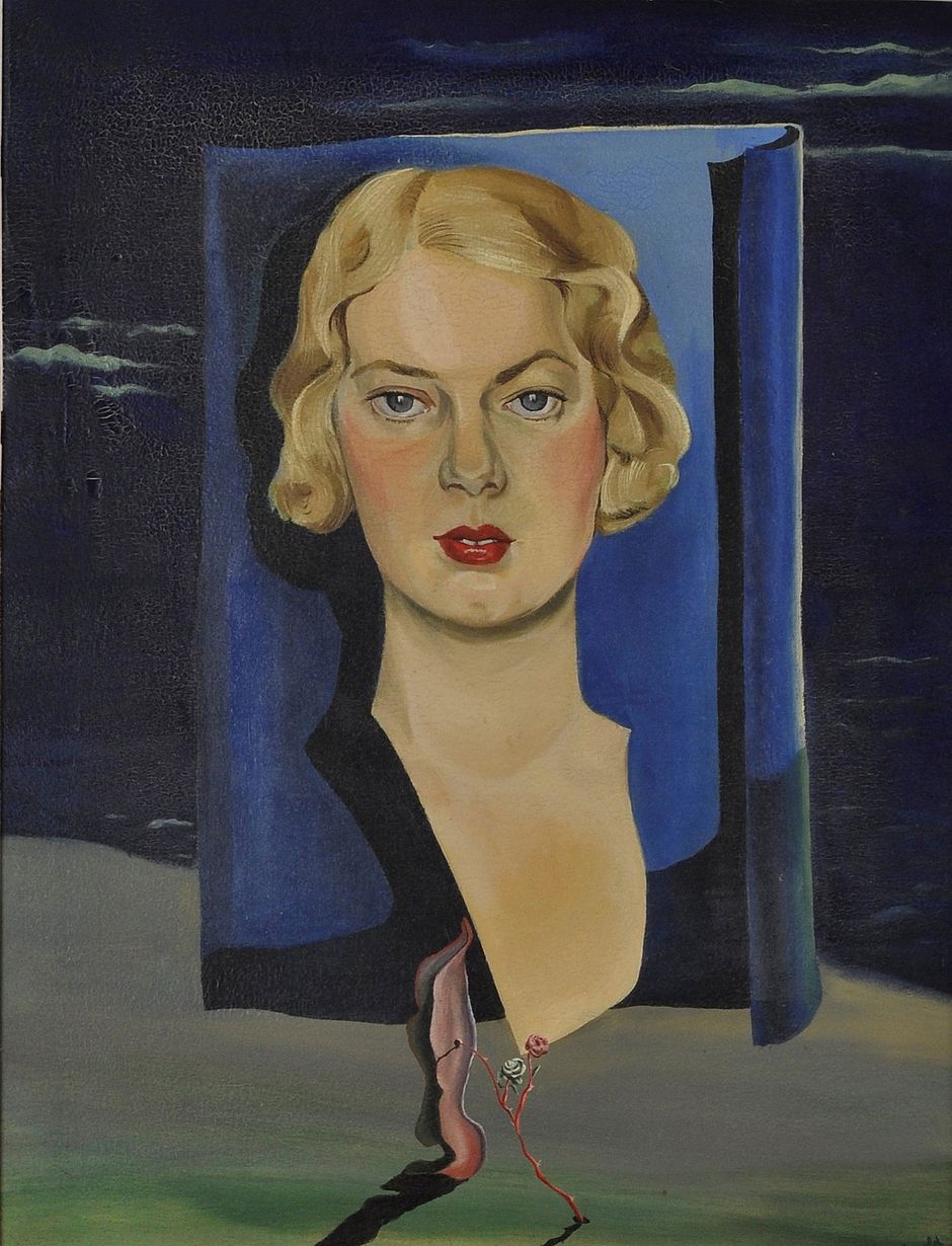 Jacques Hérold (1910-1987)- "Portrait de Sonia Veintraub", 1934 ©ADAGP, Paris 2021 (Voir légende ci-après)
