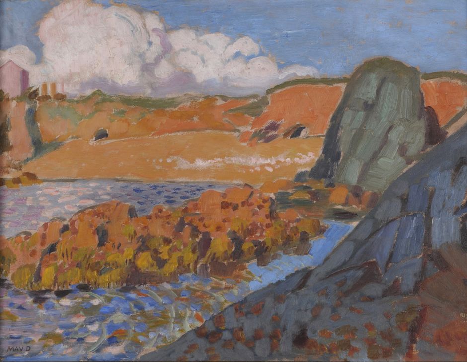 Maurice Denis (1870-1943) - La Plage rouge, 1901 - huile sur bois - Reims, Musée des Beaux-Arts © Photo : C. Devleeschauwer (Voir légende ci-après)