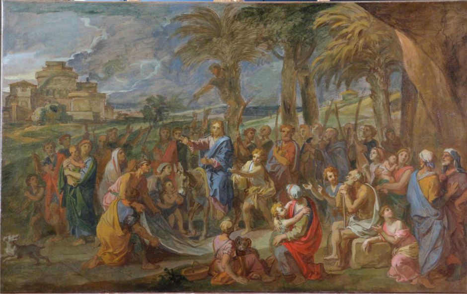 François Verdier L'Entrée du Christ à Jérusalem (Voir légende ci-après)