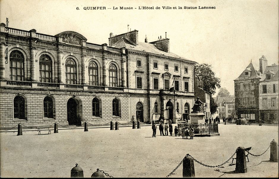 La façade du musée au 19e siècle (Voir légende ci-après)