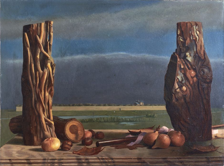 Pierre Roy (1880-1950) - Querelle d'hiver, 1940 - Huile sur toile, 59 x 80 cm - Musée des beaux-arts de Quimper © Bernard Galeron / ADAGP, Paris 2018 (Voir légende ci-après)