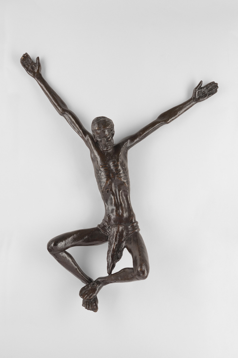 René Iché (1897-1954) - "Christ aux jambes pliées", 1933 - Bronze, 53 x 41 x 12 cm - Collection familiale de l'artiste © Alain Leprince / ADAGP, Paris, 2023 (Voir légende ci-après)