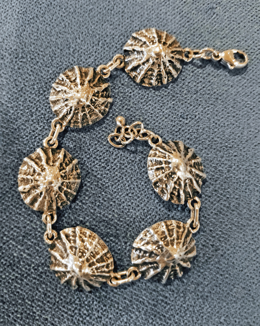Bracelet argent "Birinics" 6 éléments, bijou fabriqué en Bretagne, atelier Toulhoat, 165.40 € (Voir légende ci-après)